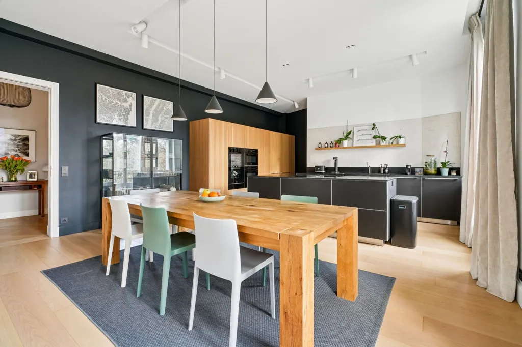 Salle à manger - Appartement Luxueux Duplex à Neuilly-sur-Seine