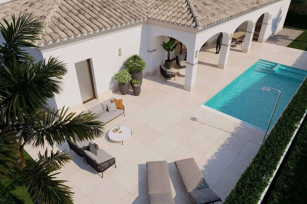 Bassein - Mediterranean Villa with Pool in San Pedro del Pinatar