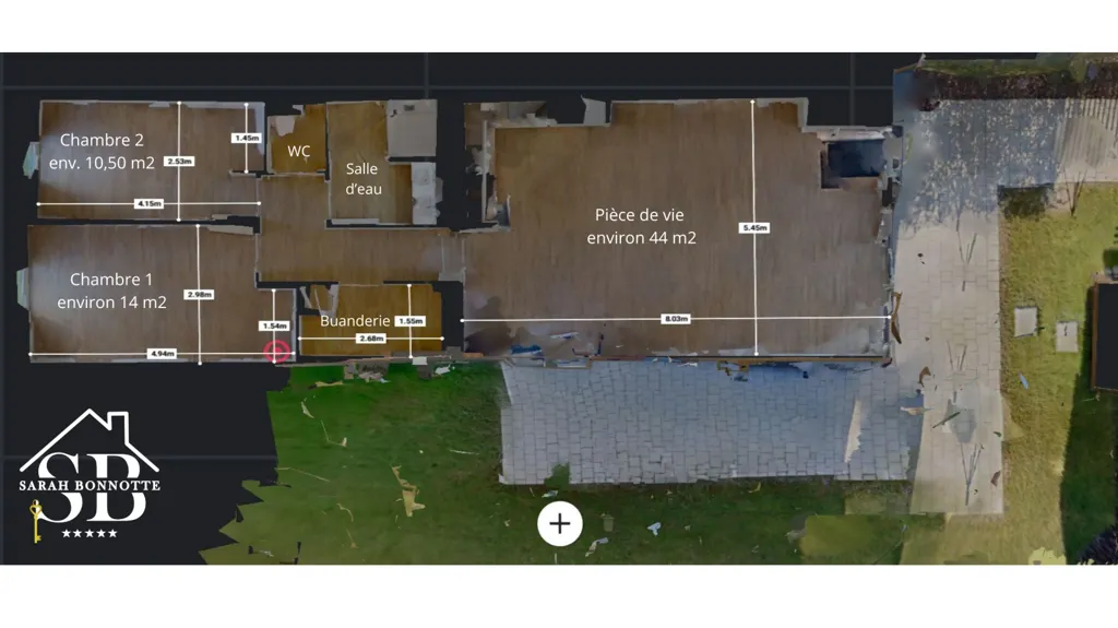 Plan - Maison de Plain-Pied avec Terrasse à Kembs
