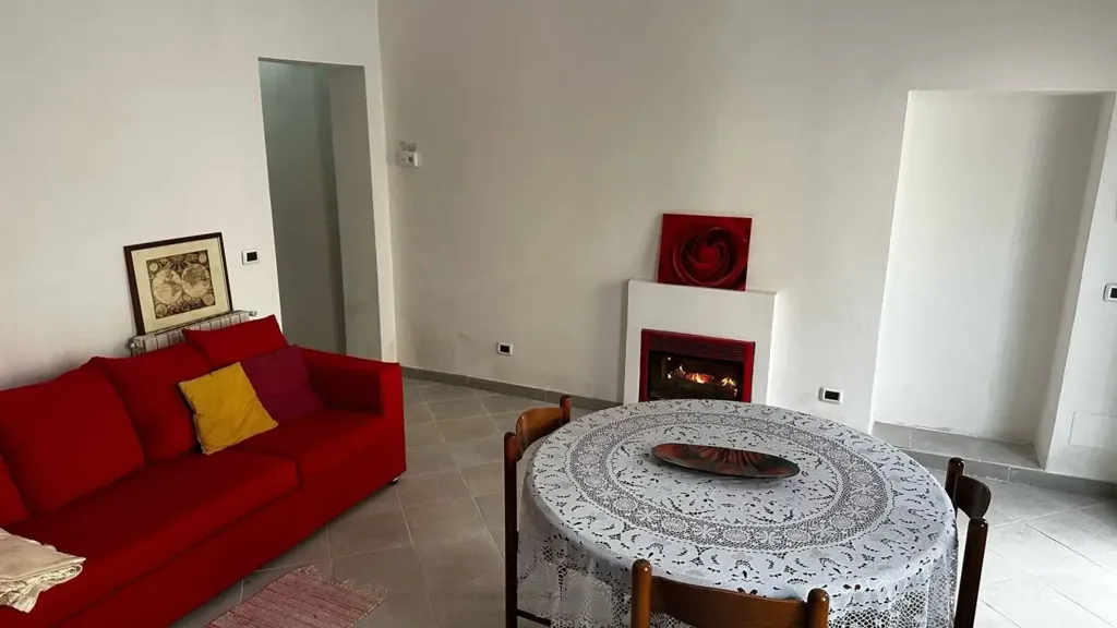 Séjour - Terraced House with Courtyard in Mortara