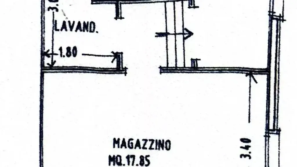Floor Plan - 10-Room Apartment with Canal View in Venice