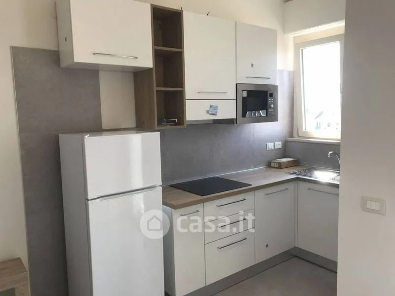 Cuisine - Rearranged Studio with Balcony in Turin