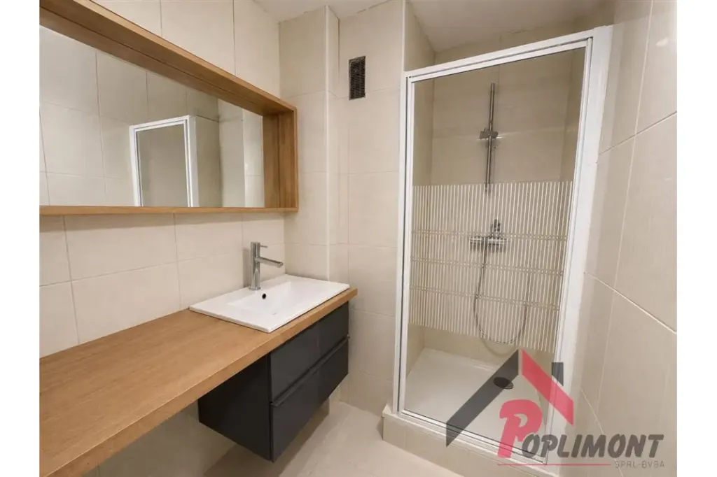 Salles de bain - Appartement d'Angle avec Terrasse à Jette
