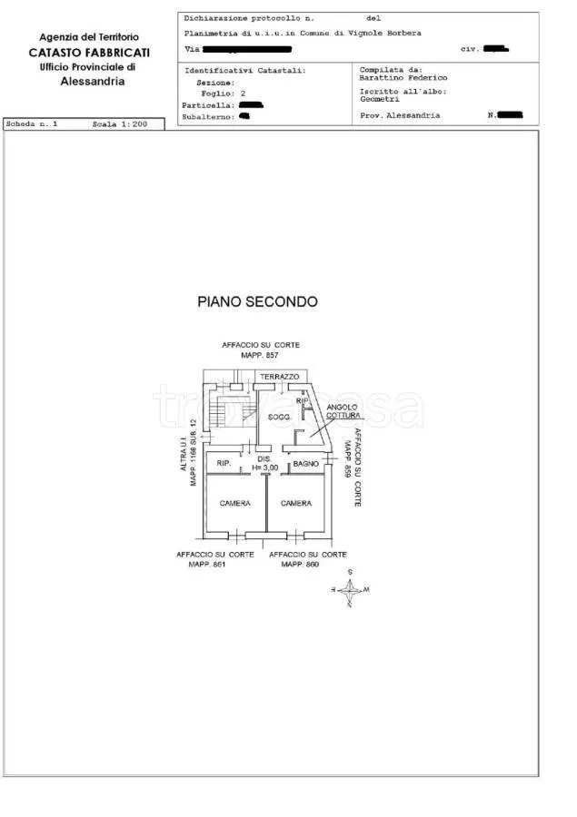 Plan - Villa with Private Garden in Perugia