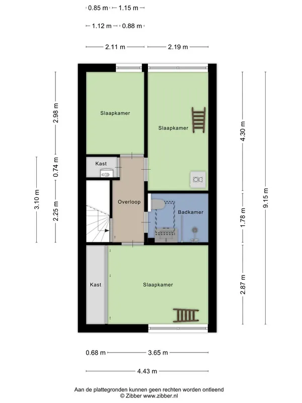 Plaan - Renovated Townhouse with Garden in Residential Area