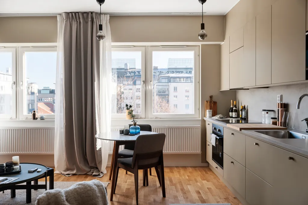 Cuisine - Apartment with River View in Sundbyberg