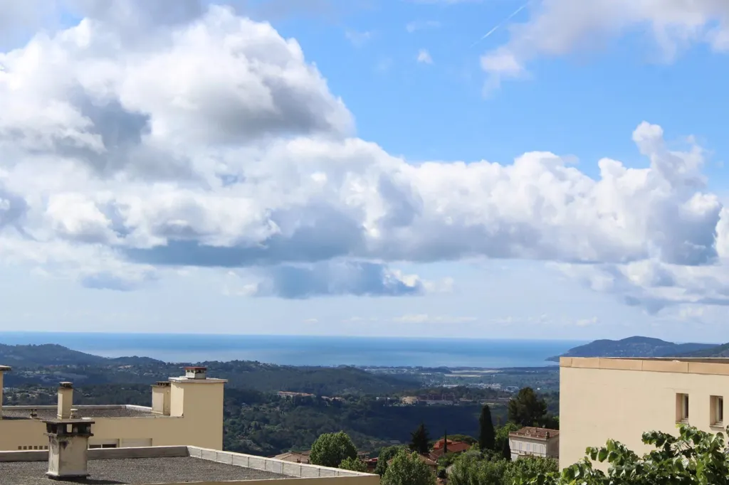 Terrasse - Maison des Années 1930 avec Vue Mer à Grasse