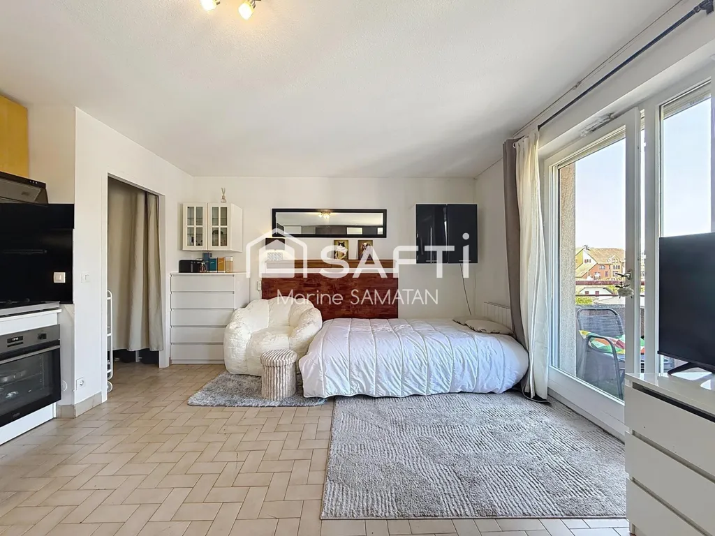 Camere da letto - Studio with Balcony near Geneva