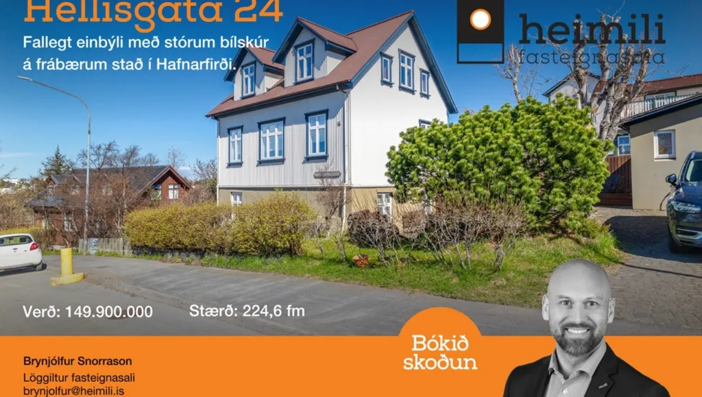 Välivaade - Detached House with Large Garage in Hafnarfjörður