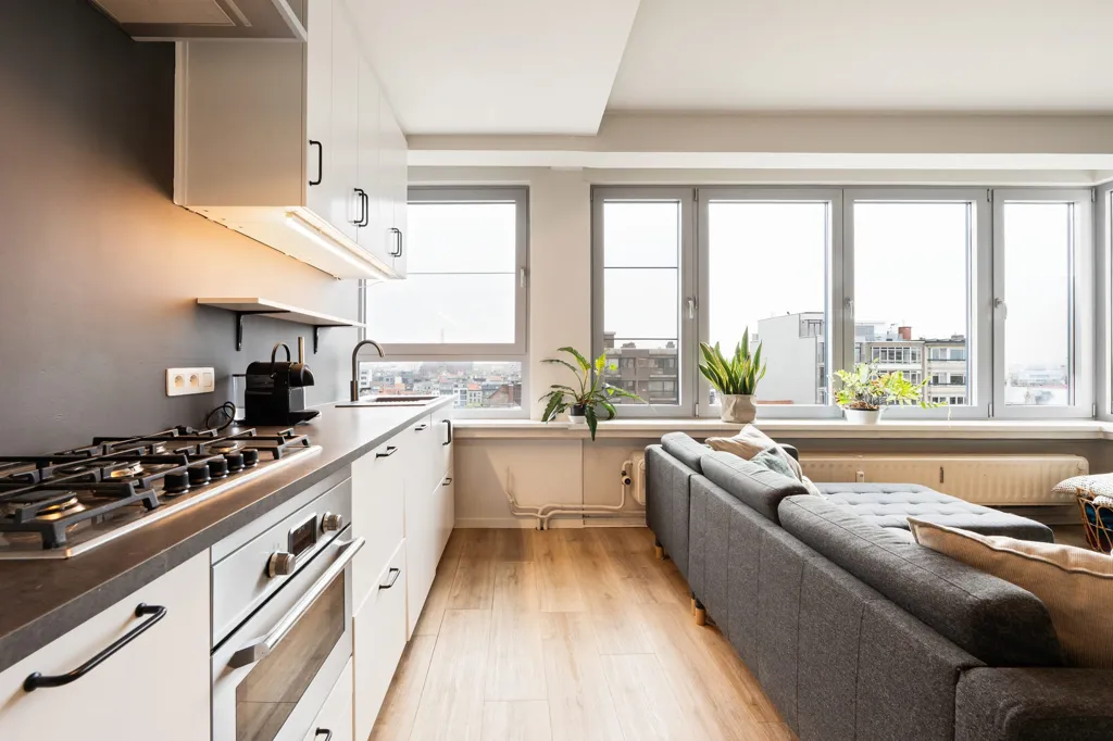 Kitchen - Renovated Flat with Terrace in Central Antwerp