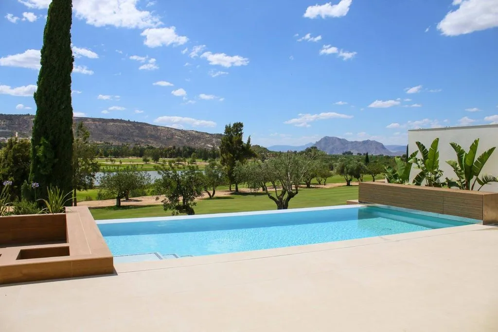 Pool - New Build Villa with Pool in Algorfa