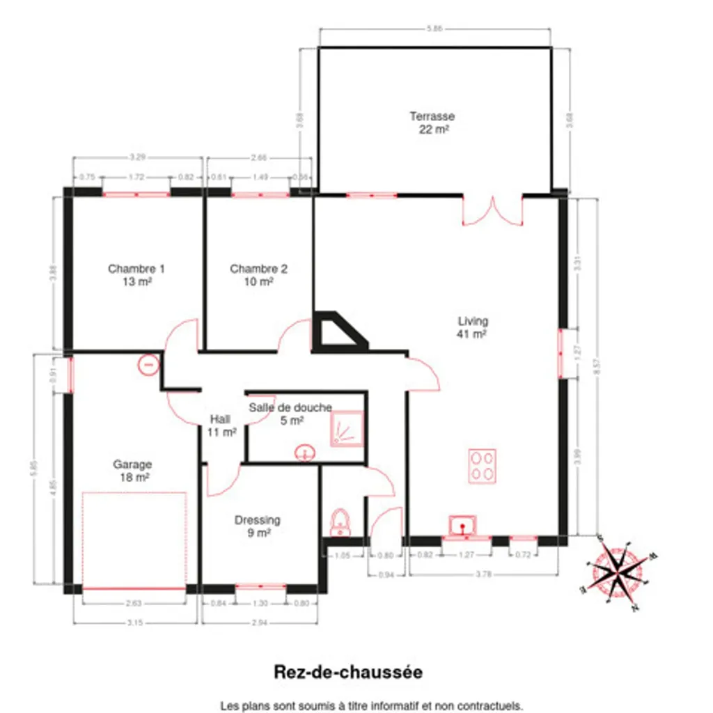 Plaan - Bungalow with Pool and Terrace in Awans