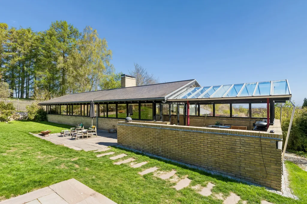 Terrace - Architectural Villa with Unique View in Gl. Holte