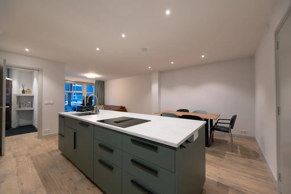 Köök - Modernised Ground Floor Flat with Garden in Amsterdam-Zuid
