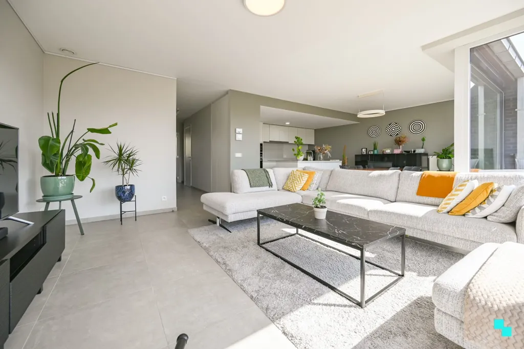 Séjour - Appartement Énergétique avec Terrasse à Sint-Eloois-Winkel