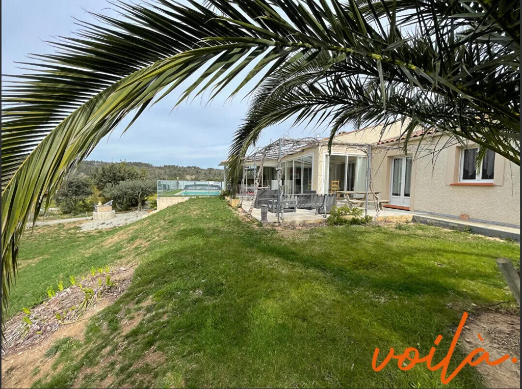 Jardin - Propriété avec Piscine Chauffée et Vue Imprenable près de Carcassonne