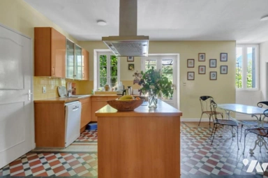 Kitchen - Maison de Maître with Garden in Artemare