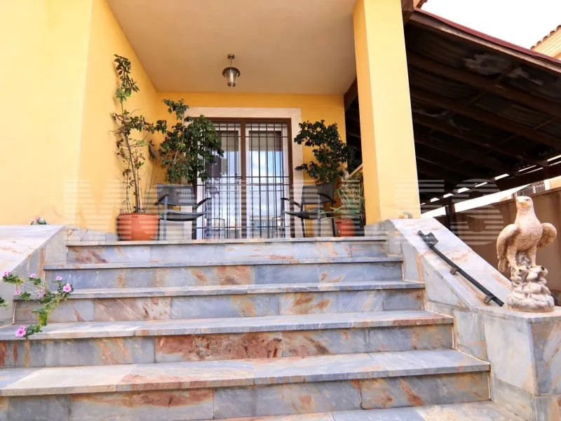 Terrace - Villa with Pool in La Cumbre, Mazarrón