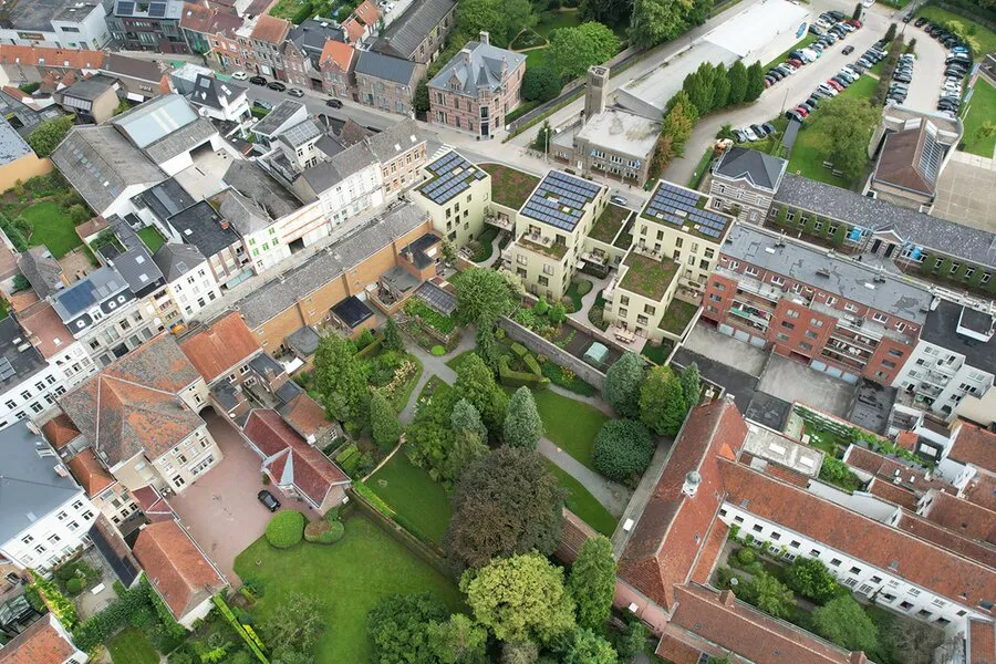 Õhuvaade - Modern Apartments with Terraces in Oudenaarde