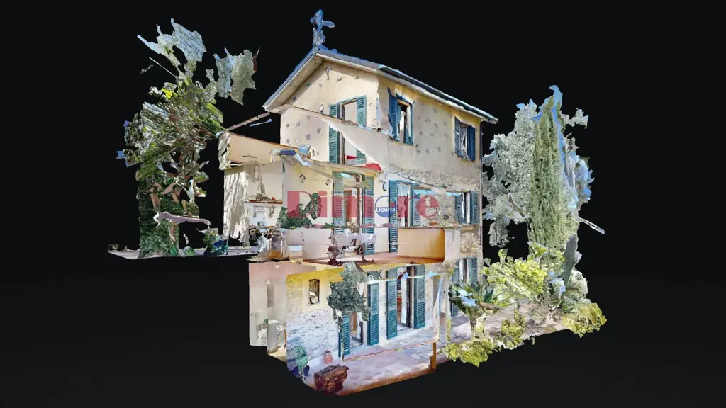 Restored Stone Villa with Open Valley View in Casanova Lerrone