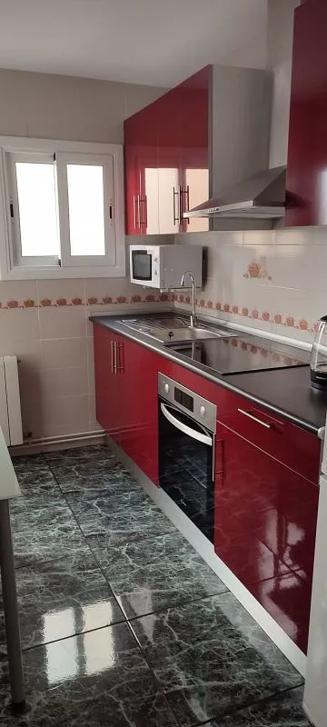 Cucina - Penthouse with Sea View in Coma-Ruga