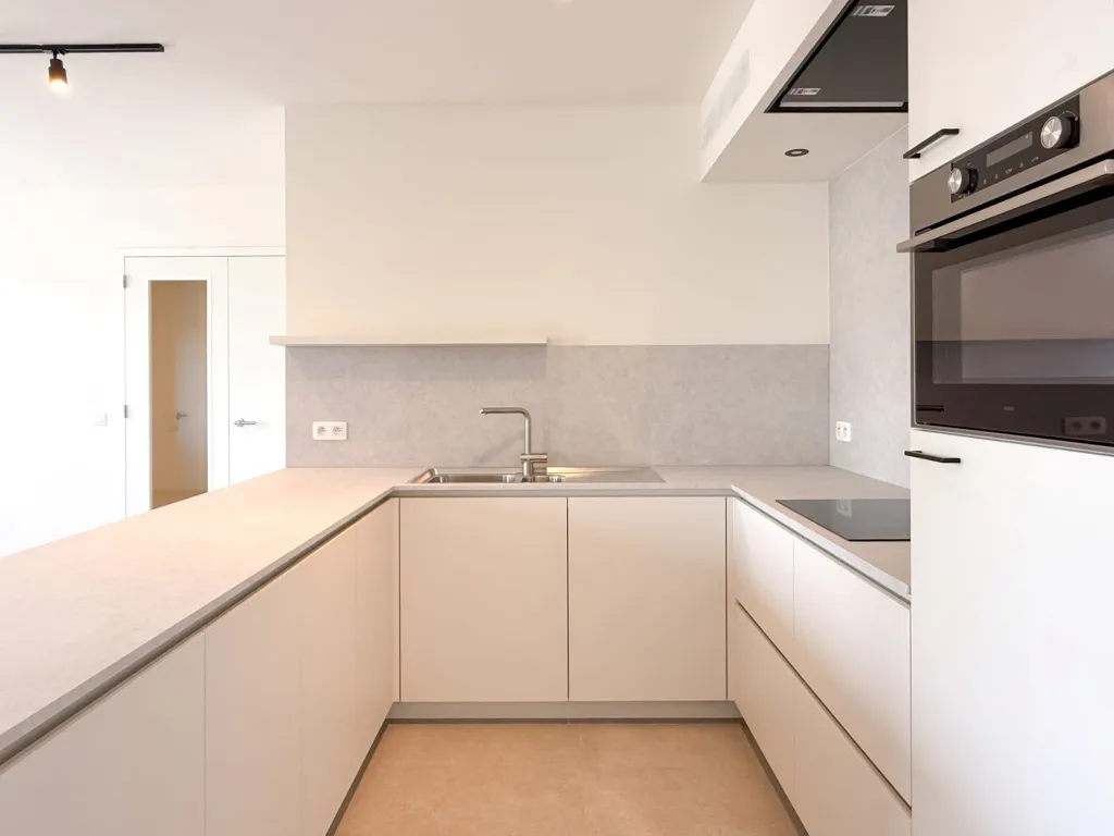 Cuisine - Appartement Neuf avec Terrasse à Beveren
