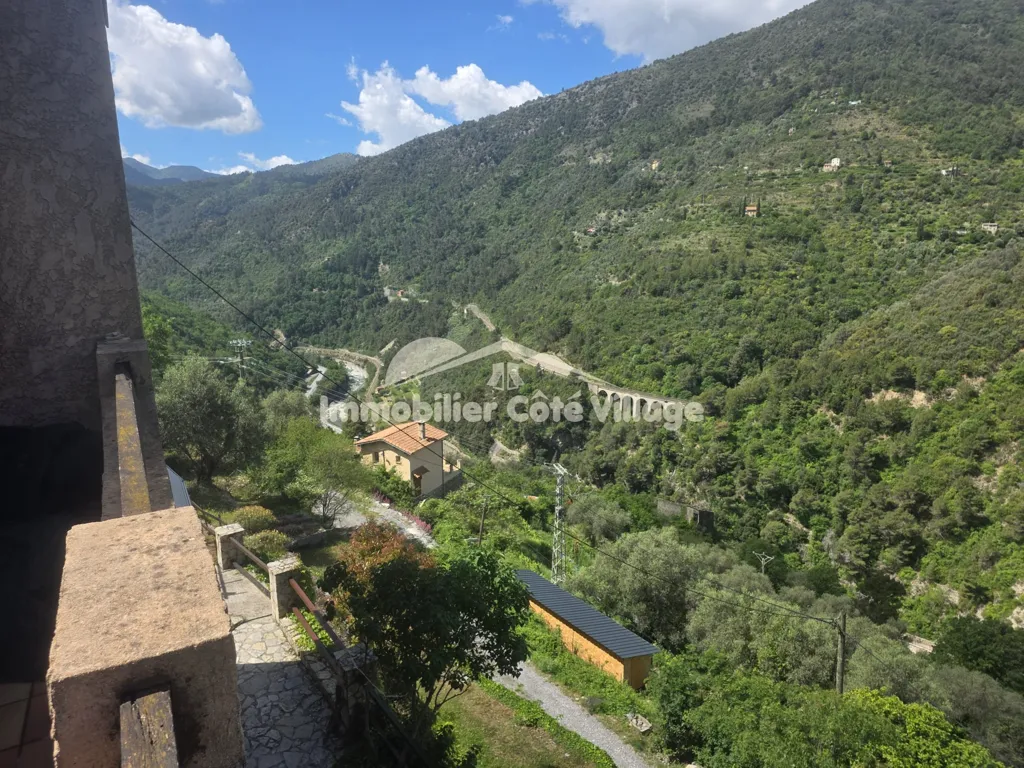 Balcon - Villa avec Vue Montagne à Breil-sur-Roya