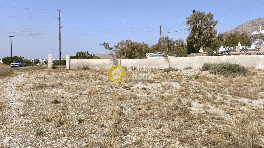 Aed - Buildable Plot with Sea View in Santorini Perissa