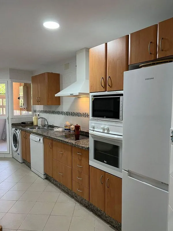Cuisine - Apartment with Terrace in El Ancla