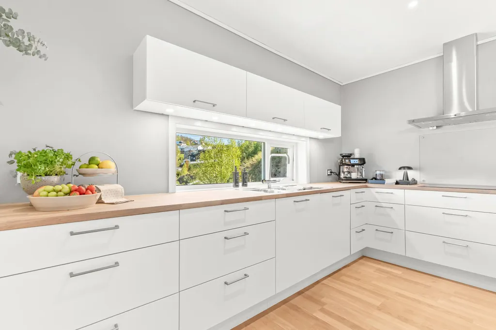 Cucina - Modern Apartment with Terrace in Lyngdal