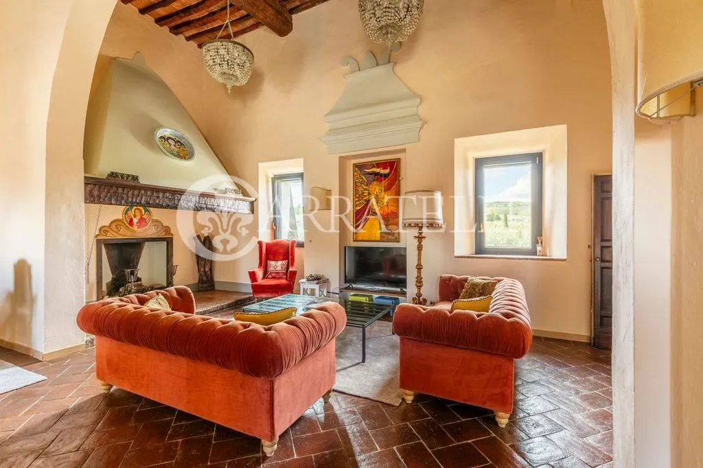 Séjour - Medieval Tower with Panoramic Views in Monteriggioni