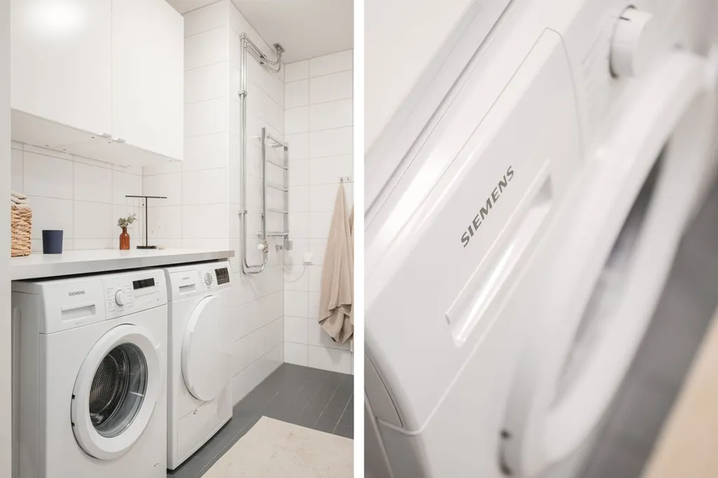 Utility Room - Apartment with South-Facing Balcony in Västra Hamnen