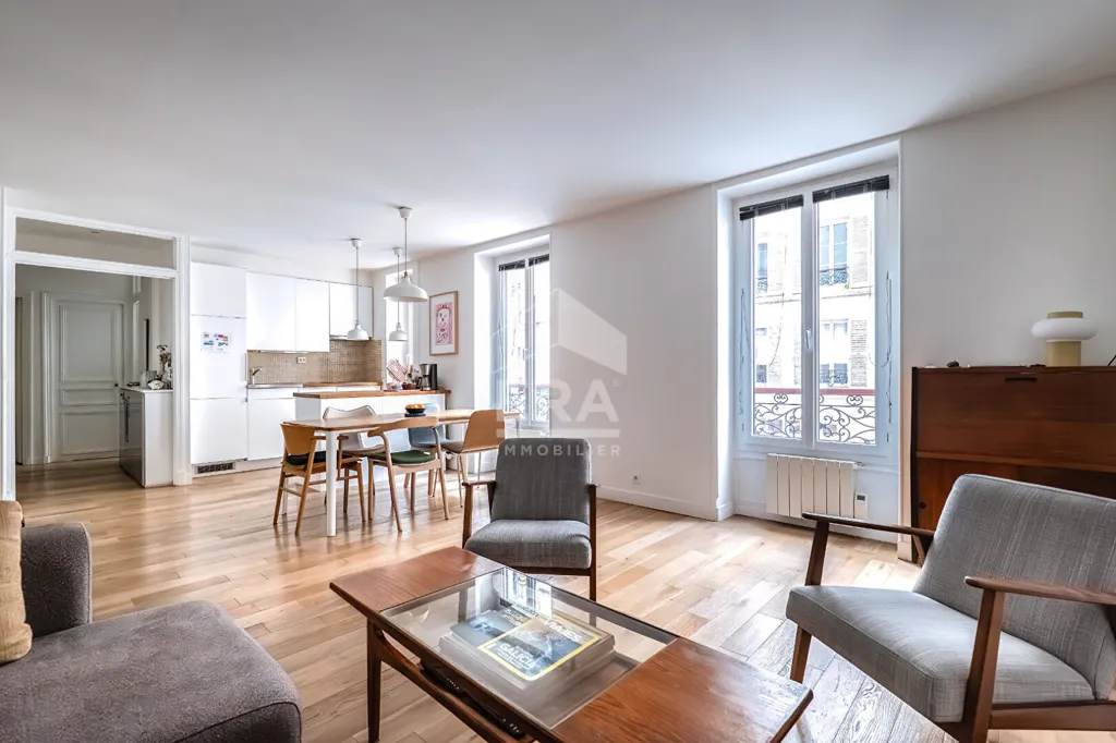 Soggiorno - 3-Bedroom Parisian Flat with West Exposure