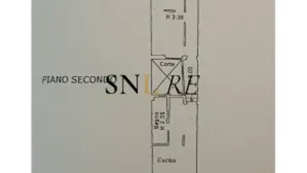 Plan - Contemporary Loft in Via Ghibellina, Florence