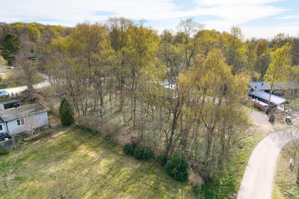 Vista aerea - Freehold Plot with Pool in Lerbäckshult