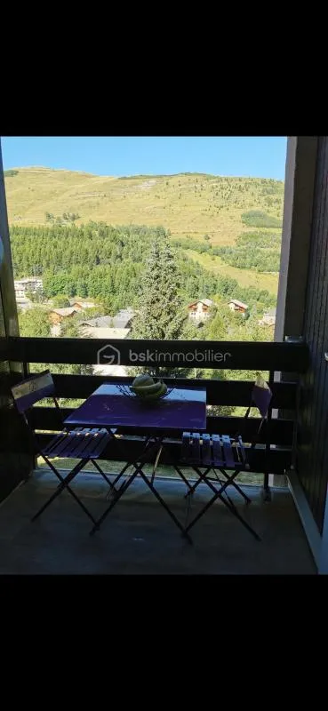 Balcon - Appartement 6 Couchages avec Vue sur la Muzelle à Les Deux Alpes