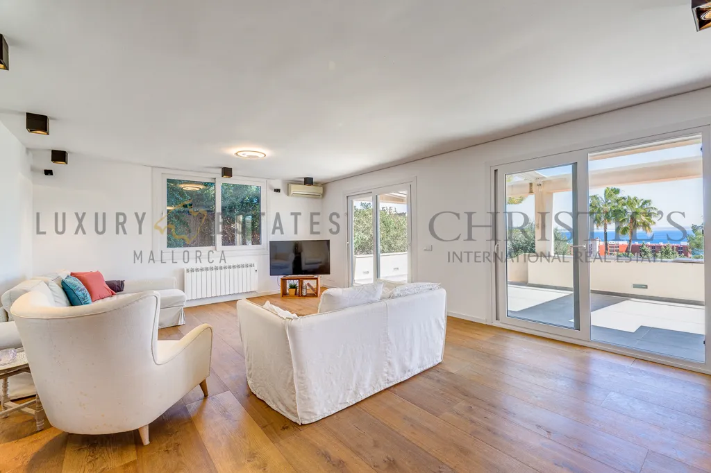 Séjour - Apartment with Sea View in Cas Català