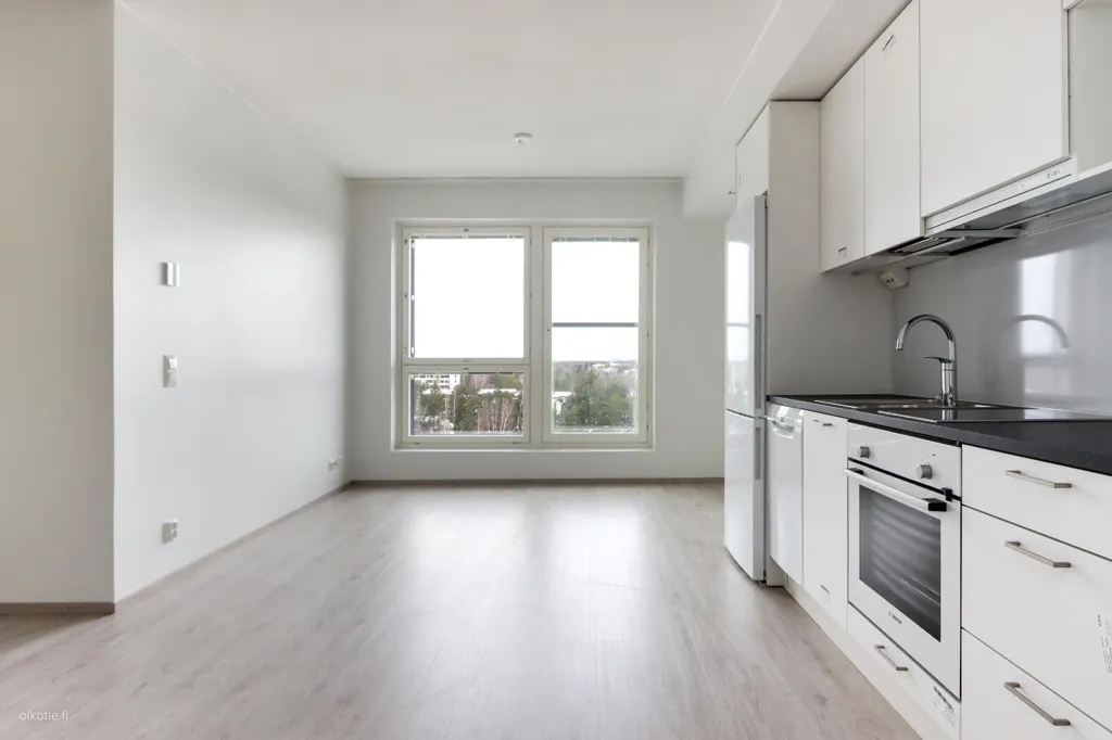 Cucina - 8th Floor Apartment with Balcony in Vuosaari