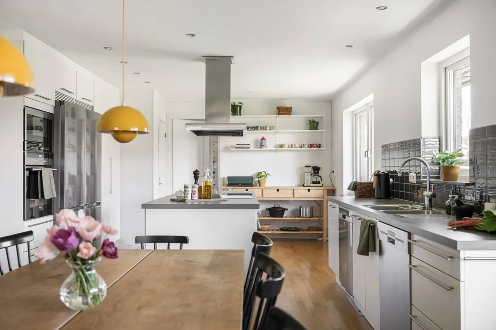 Kitchen - Spacious Villa with Garden in Lund