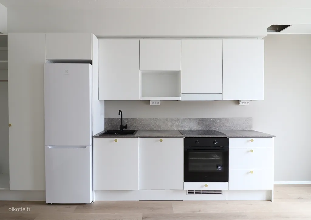 Köök - Modern Studio Flat with Skyline View in Turku