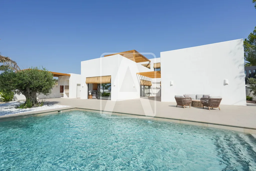 Piscine - Ibiza-Style Villa with Sea View in Moraira