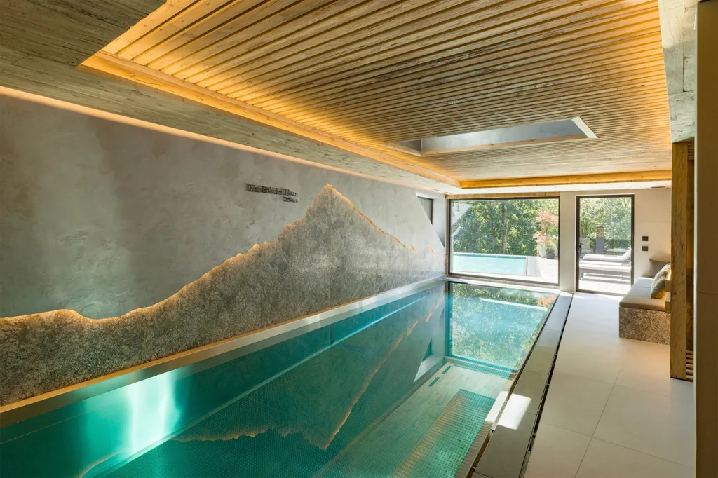 Piscine - Luxury Chalet with Indoor/Outdoor Pools in Reith