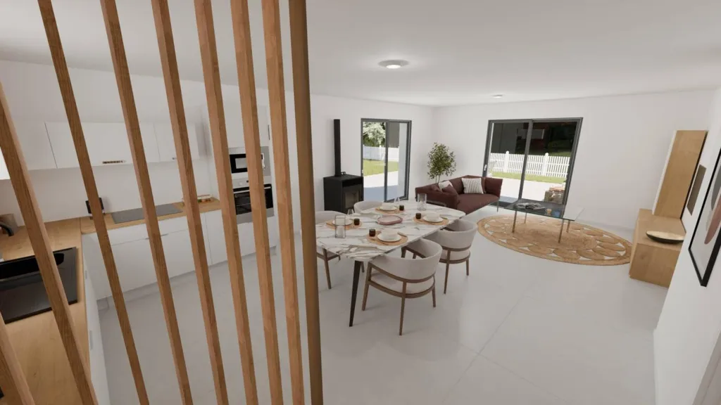 Maison de Plain-Pied 2 Chambres à Saint Aignan de Cramesnil