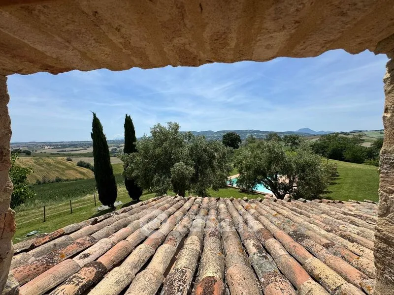 Terrass - Rustic Casale with Pool in Cingoli