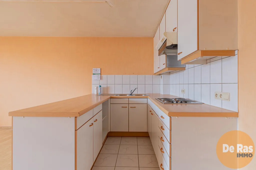 Cuisine - Appartement avec Vue sur la Place du Marché à Herzele