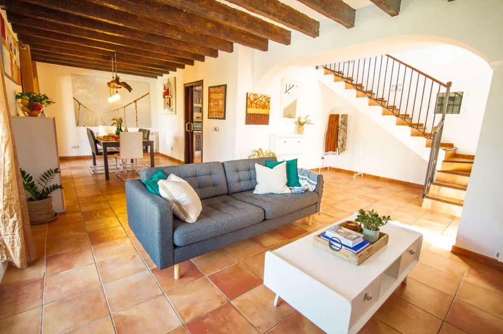 Séjour - Corner Villa with Pool in Badia Blava