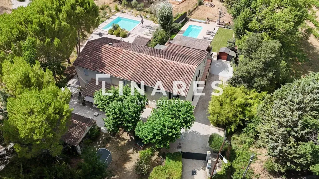 Vista aerea - Divided Villa with Pool in Le Tholonet