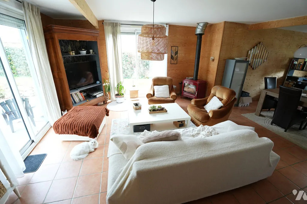 Soggiorno - Timber Frame House with Garden in Entrammes