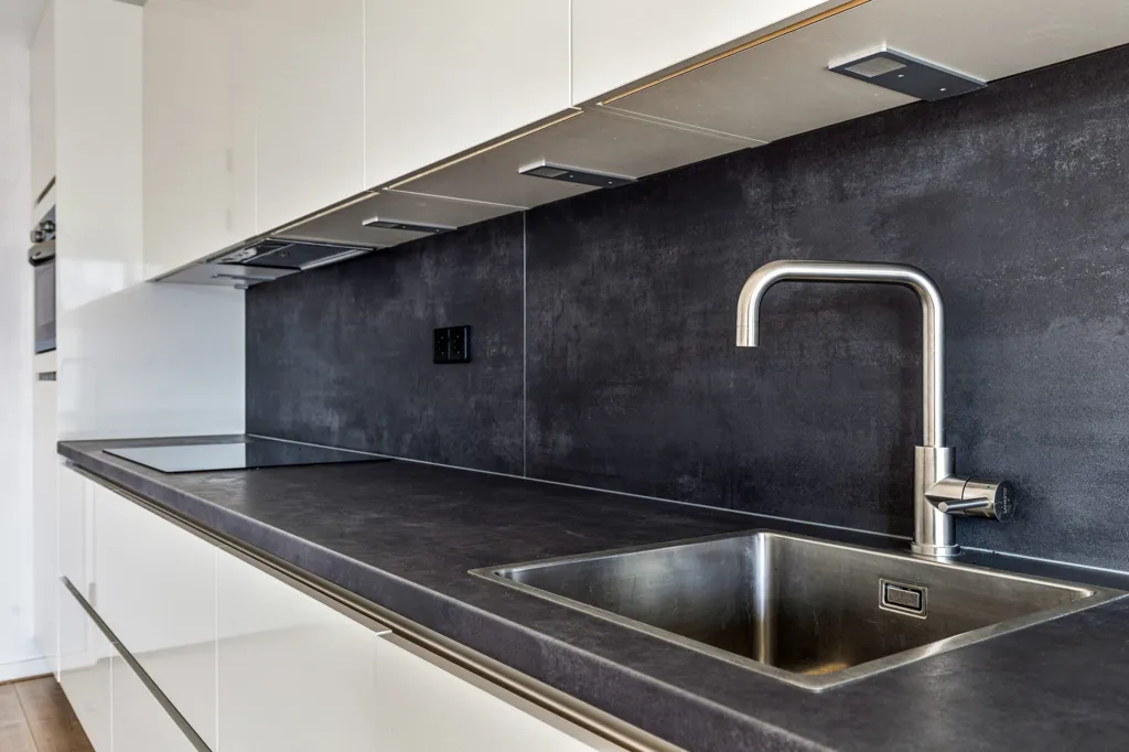 Köök - Waterfront Apartment in Utrecht