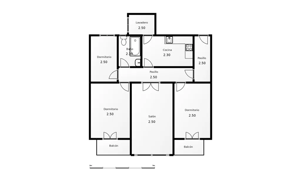 Plan - Apartment with Central Location in Girona